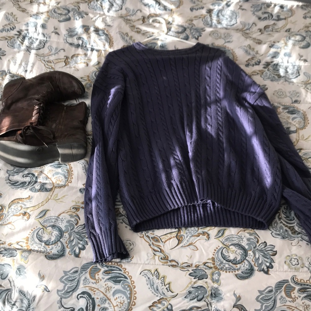 Comfy purple sweater